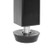 2-Tier Glass Console Table, Modern Rectangle Sofa Side Table with Tempered Glass Top and Iron Legs,