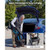 2-in-1 Rollator Walker & Transport Chair for Seniors, Foldable Rolling Walker Wheelchair, Lightweig