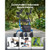 Rollator Walker with Seat for Seniors, Foldable Rolling Walker, Lightweight Aluminum Mobility Walki