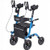 Rollator Walker with Seat for Seniors, Foldable Rolling Walker, Lightweight Aluminum Mobility Walki