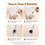 15-Piece Makeup Brush Set for Foundation Blending Eyeshadow, Professional Vegan Brushes with Soft S