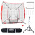 7x7 ft Baseball Softball Practice Net, Portable Baseball Training Net for Hitting Batting Catching 