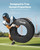 Football Tackle Wheel, Football Tackling Dummy, Waterproof PVC and High-Density Sponge Tackle Ring,