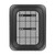 Rear Bike Basket, Wire Mesh Bicycle Basket with Cargo Net & Waterproof Cover, Durable Metal Bike Ba