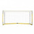 Soccer Goal 12 x 6 FT Soccer Net for Backyard Collapsible Base Yellow, Portable & Quick Setup, with