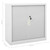 Sliding Door Cabinet Gray 35.4"x15.7"x35.4" Steel