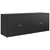 Garden Storage Cabinet Black 78.0x21.9x31.5" Poly Rattan