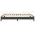 Bed Frame without Mattress Dark Gray 59.8"x79.9" Queen Velvet