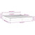 Bed Frame without Mattress Light Gray Queen Fabric