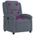 Massage Recliner Chair Dark Gray Velvet