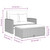 Patio Sofa with Cushions 2-Seater Black Poly Rattan&Acacia Wood