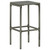Bar Stools with Cushions 6 pcs Gray Poly Rattan