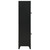 Locker Cabinet Black 15"x17.7"x70.9" Steel