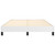 Bed Frame without Mattress White 53.9"x74.8" Full Faux Leather