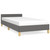 Bed Frame without Mattress Dark Gray Twin XL Fabric