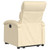 Electric Stand up Recliner Chair Cream Fabric