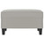 Footstool Light Gray 27.6"x21.7"x16.1" Microfiber Fabric