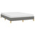 Bed Frame without Mattress Dark Gray 53.9"x74.8" Full Fabric