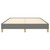 Bed Frame without Mattress Dark Gray 53.9"x74.8" Full Fabric
