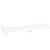 Floating Wall Shelf Oak and White 47.2"x9.3"x1.5" MDF