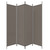 4-Panel Room Divider Anthracite 78.7"x86.6" Fabric