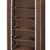 Fabric Shoe Cabinet with Cover 22" x 11" x 64" Brown