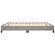Bed Frame without Mattress Light Gray 76"x79.9" King Velvet