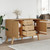 Sideboard OLDEN Brown 44.9"x16.9"x28.9" Solid Wood Pine