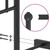 Metal Bed Frame without Mattress with Footboard Black 76"x79.9