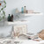 Floating Wall Shelves 2 pcs High Gloss White 19.7"x9.1"x1.5" MDF