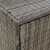 Garden Storage Cabinet Gray 78"x21.9"x31.5" Poly Rattan