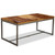 Dining Table Solid Acacia Wood and Steel 70.9