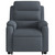Stand up Massage Recliner Chair Dark Gray Velvet