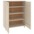 Shoe Cabinet HAMAR Honey Brown 33.5"x15.7"x42.5" Solid Wood Pine