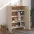 Shoe Cabinet HAMAR Honey Brown 33.5"x15.7"x42.5" Solid Wood Pine