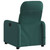 Massage Recliner Chair Dark Green Fabric