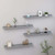 Wall Shelves 4 pcs Gray 31.5"x3.5"x1.2