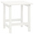 Patio Adirondack Chair with Table Solid Fir Wood White