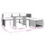 4 Piece Patio Lounge Set Poly Rattan Black