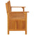 Storage Bench 66.9" Solid Wood Acacia