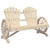 Patio Adirondack Chair 2-Seater Solid Wood Fir