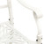 Patio Chairs 2 pcs Cast Aluminum White