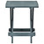 Folding Patio Table Green 17.7"x16.9"x19.7" Plastic