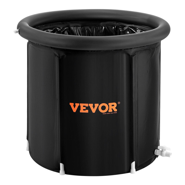 Ice Bath Tub, Cold Water Therapy Plunge Tub for Athletes, Portable Outdoor Ice Barrel Plunge Pool f