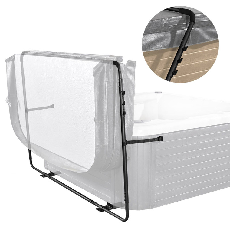 Hot Tub Cover Lift, Spa Cover Lift, Height 31.5" - 41.3" Width 53" - 92.5" Adjustable, Installed at