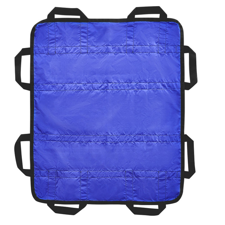 Positioning Bed Pad with 8 Reinforced Handles, 48" x 40" Lifting, Turning, Repositioning, Patient T