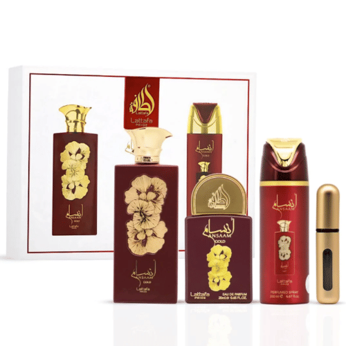 Lattafa Ansaam Gold 3 Piece Gift Set