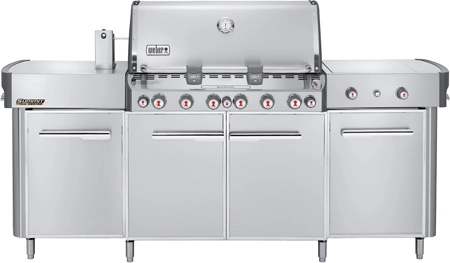 Weber Summit Stainless Steel Natural Gas Grill Center