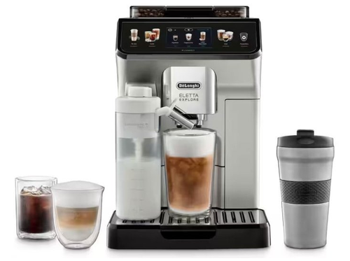 DeLonghi Eletta Explore Espresso Machine with Cold Brew