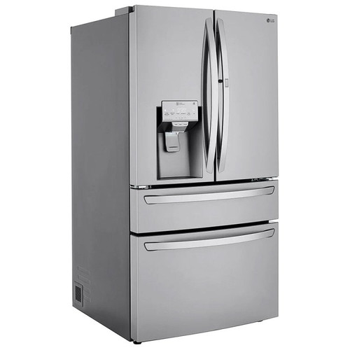 LG Refrigerator 4 Door French Door Smart WiFi 30 Cu Ft in PrintProof Stainless Steel